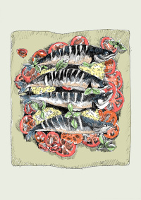 May Van Millingen s Food Illustrations Design Week may-van-millingen-s-food-illustrations-design-week