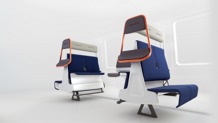 How these new train seat designs could make public transport more ...