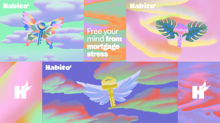 Uncommon rebrands Habito with a “badass version of heaven” - Design Week