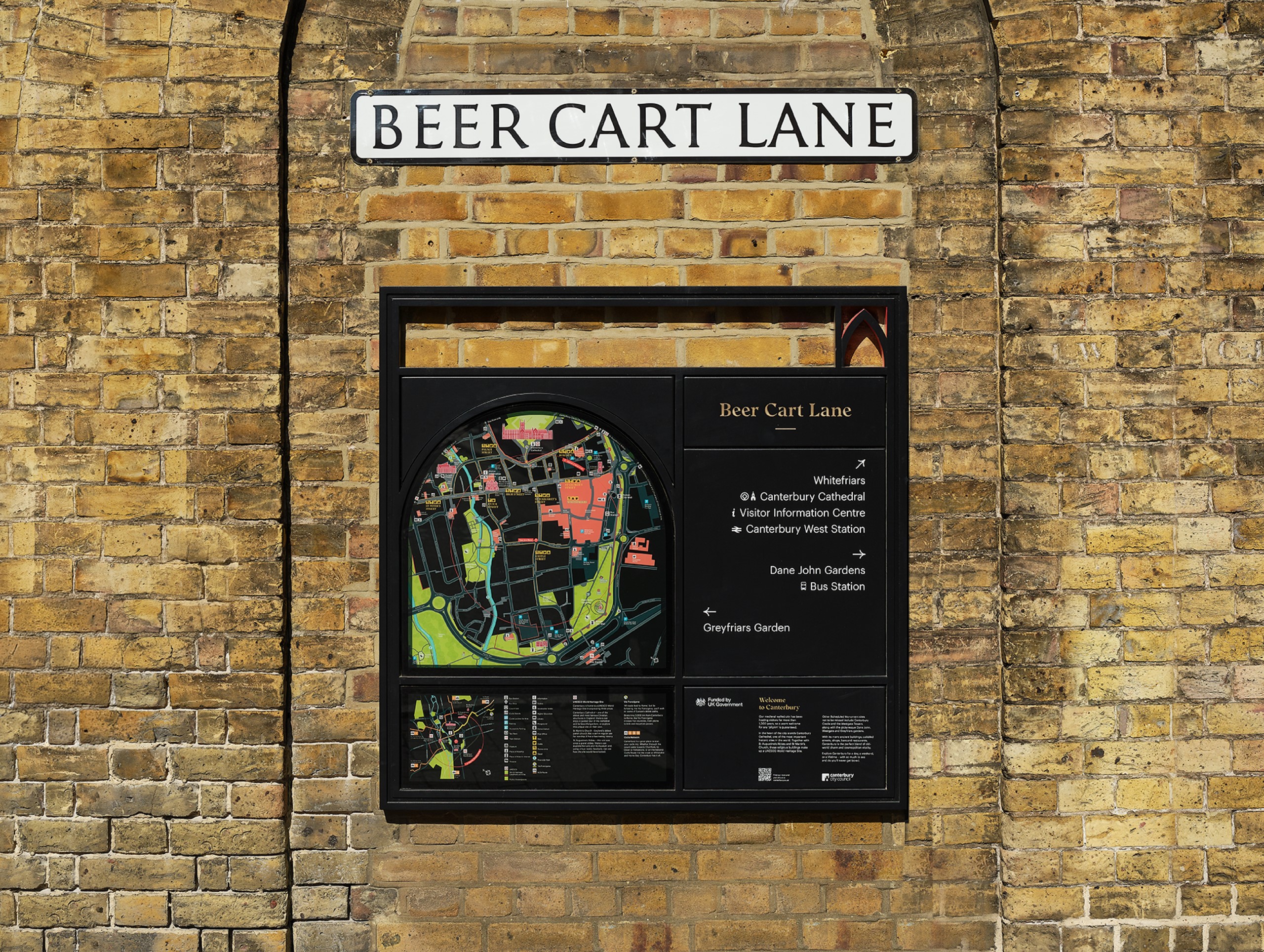 Maynard declutters Canterbury with heritage-inspired wayfinding
