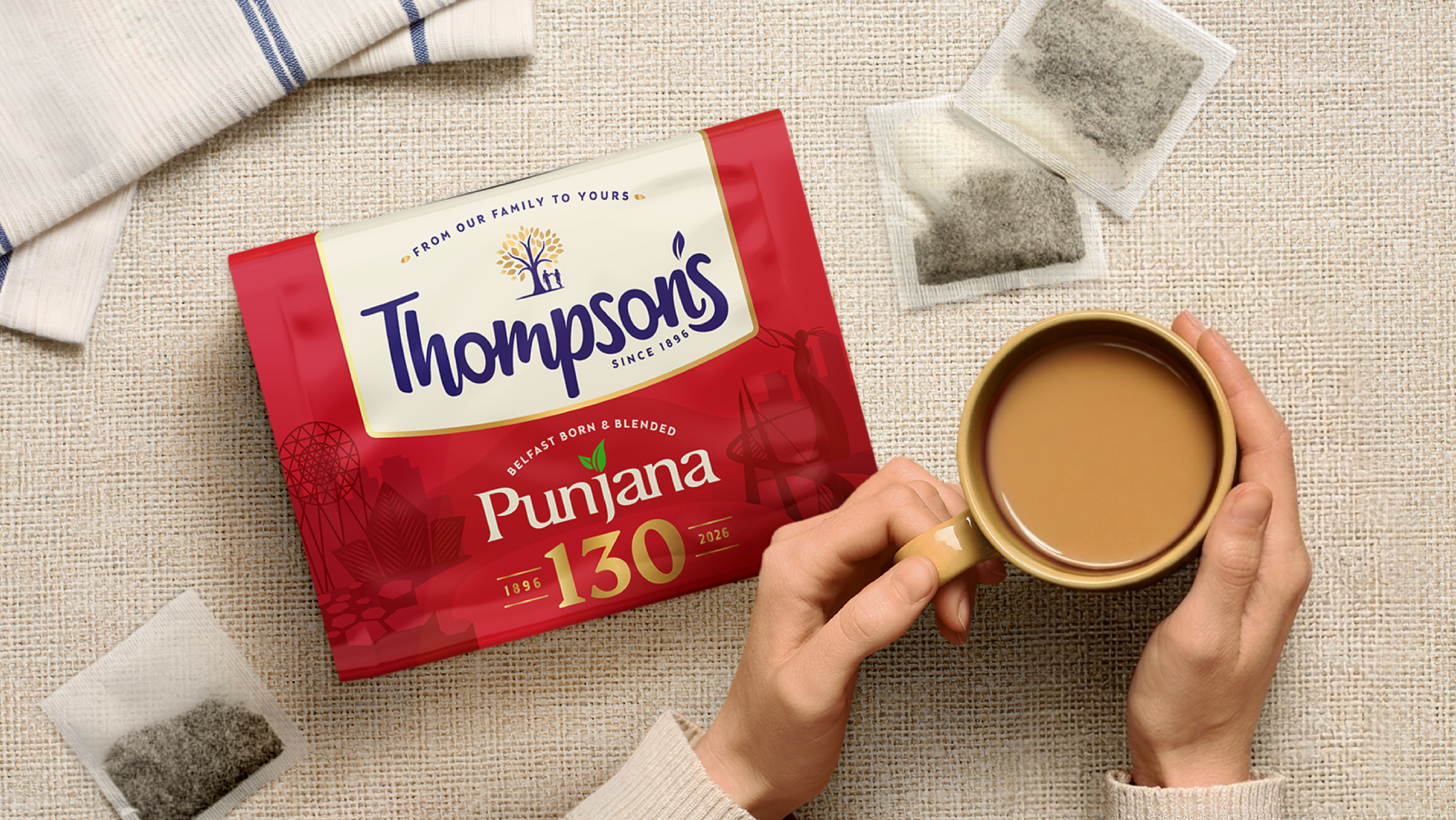 BrandMe redesigns Thompson’s Tea Punjana Pack to celebrate 130 years